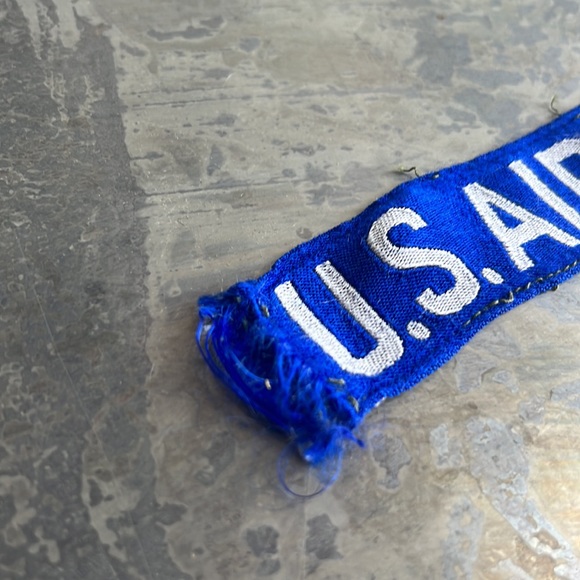 U.S. AIR FORCE blue tape patch, vintage - Picture 4 of 9